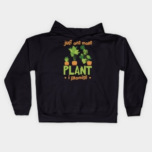 Just one more plant I promise Kids Hoodie